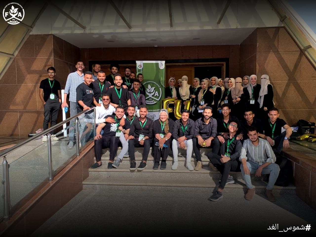 FA Model team members gathered for a group photograph
